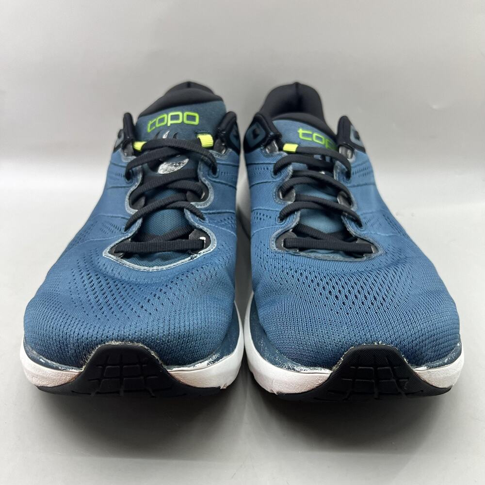 Topo Athletic Phantom 2 Running Shoes Men Size 11.5 Blue Mesh Comfort Sneakers - Picture 2 of 9